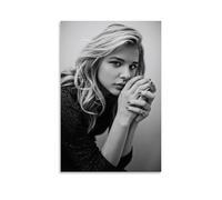 YUYUMEGDE Poster décoratif sur toile Chloe Grace Moretz - Impression sur toile moderne pour chambre à coucher - 40 x 60 cm