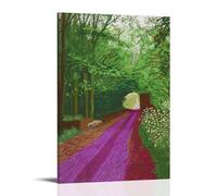 YUYUMEGDE Poster décoratif sur toile David Hockney The Arrival Of Spring - Impression d'art moderne pour chambre à coucher - 20 x 30 cm