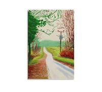 YUYUMEGDE Poster décoratif sur toile David Hockney The Arrival of Spring Road - Poster et image d'art moderne pour chambre à coucher - 20 x 30 cm