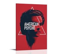 YUYUMEGDE Poster décoratif sur toile de film American Psycho Movie Art (2) - Décoration murale moderne pour chambre à coucher - 50 x 75 cm