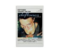 YUYUMEGDE Poster décoratif sur toile Deftones Around The Fur - Impression d'art moderne pour chambre à coucher - 30 x 45 cm