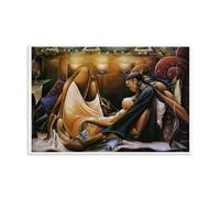 YUYUMEGDE Poster décoratif sur toile Fire And Desire de Frank Morrison - Impression d'art moderne pour chambre à coucher - 30 x 45 cm