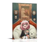 YUYUMEGDE Poster décoratif sur toile Spy X Family Anya Forger - Décoration murale moderne pour chambre à coucher - 30 x 45 cm