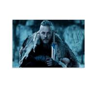 YUYUMEGDE Poster Vikings Ragnar décoratif sur toile - Impression d'art moderne pour chambre à coucher - 50 x 75 cm