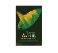YUYUMEGDE Zelda Ocarina of Time Poster Peinture décorative sur toile Art mural pour salon, chambre à coucher, art mural, impression d'image moderne, décoration de salle familiale, 60 x 90 cm