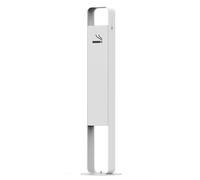 YUZDNM 100CM Cendrier sur Pied D'extérieur pour Terrasse, Grand Et Haut Cendrier Extérieur pour L'élimination des Mégots De Cigarettes, Cendrier À Cigares en Métal Commercial(Weiß)
