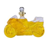 YUZDNM Carafe À Whisky - Carafe À Whisky pour Moto Élégante Moto 750Ml, Vin Écossais Ou Liqueur, Bouteille Vide en Verre De Moto, Bouteille De Vin en Forme De Voiture Scellée