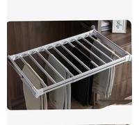 YUZDNM Séchoir à Pantalons Extensible et Coulissant, séchoir à Linge pour Machine à Laver, séchoir à Linge dissimulé et Multifonctionnel, Gain de Place(Silver,450-600mm)