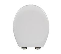 YUZGUHEY Abattant de WC avec Fermeture Douce, dégagement Rapide for Un Nettoyage Facile, siège Toilette Ovale, à Lente, Durable, Fixation supérieure, Forme O 34 x 44 cm