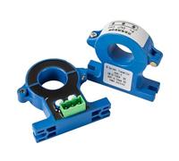 YUZGUHEY Mesure de Courant à Noyau divisé en Boucle Ouverte, entrée DC0-1500A, convertisseur transducteur Sortie 0-10V 4-20mA, DC24V(AC 0-100a Input,Hole 25MM-0-10V)