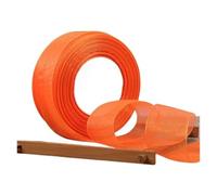 YUZGUHEY Ruban, Rubans for Emballage Cadeau, Ruban d'organza Multicolore, Plusieurs largeurs, Paquet de 2(Bright Orange,25mm Organza Ribbon)