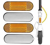 YUZHEDM 4 Pièces Réflecteurs de Vélos Réflecteurs pour Rayon Vélo,Catadioptre Velo Roue,Catadioptre Velo Reflecteur Réflecteur de Vélo pour La Conduite Nocturne de Roue de Vélo(Jaune)