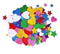 YUZHEDM 500 Pcs Gommettes Autocollantes Paillette Gommettes Enfant pour Scrapbooking, Décoration de Cadeau, Autocollants de Récompense pour Enfants, Étoiles Dorées