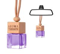 YUZHEDM Parfum Voiture,Saveur Violet Désodorisant Voiture Sent Bon Parfum Interieur Aromathérapie Suspendue Bouteilles Parfum Verre Rechargeables,Extérieur Famille Voiture Intérieur Cadeaux Vacances
