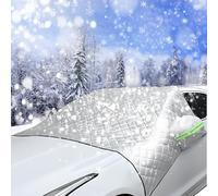 YUZHEDM Protege Pare Brise Givre 230cm*146cm Bache Protection Voiture Bbâche Voiture Protege Pare Brise Givre Hiver Pare Brise Avant Bache de Protection Voiture pour Bache Voiture Anti Givre et