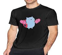 YuZhong Bravest Warr-Iors Men's Shorts-Sleeve Cool Novelty Design Graphic T-Shirts Black XXL