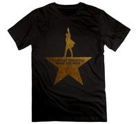 YuZhong Men's I Am Not Throwing Away My Shot Particular T-Shirt Black 3XL