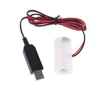 YUZI Alimentation USB LR14 C Éliminateur de piles remplace 1 à 4 piles C 1,5 V