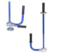 YUZINO Distributeur de film étirable, machine à emballer en acier au carbone robuste, largeur réglable avec poignées, distributeur de film rétractable pour meubles