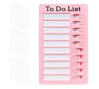YUZNA 1 Tableaux Routine Enfant Liste Planning de Tâches à Faire to do List Tableau Mémo Checklist Réutilisable et 30 Cartes Liste de Contrôle personnaliser DIY pour Tâches Rappel Plan d'Études
