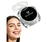 YUZNA 10pcs Tooth Gem Kit, Kit de Strass Dentaire, Strass Dentaire, Strass Dentaire Colle, Strass Dentaire, Avec Outil de Collection de Bijoux