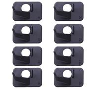 YUZNA Lot de 8 supports Arc Composé，De Flèche Pour Arc recourbé，Noir Avec dos adhésif ，En plastique Pour arcs composés，Accessoire de cible pour main droite