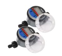 YVAAASIYC 2 pièces écran LCD électronique Robinet à Boisseau sphérique minuterie d'eau Jardin Irrigation arrosage contrôleur système