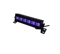 YVAAASIYC Barre lumineuse UV à Double rangée, 54W, effet de lumière scène, 24 LED, DJ Disco, éclairage, rondelle murale violette for fête, Club, lampe noël(6 UV lamps)