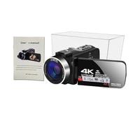 YVAAASIYC Caméras numériques 4K, caméscope Professionnel for vlog, caméra vidéo WiFi 48 MP, Zoom numérique 18x, Webcam numérique(Only Camera)