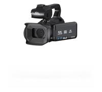 YVAAASIYC Caméscope Vintage Full 6K UHD 60 FPS for Diffusion en Direct Vlog 18X 64 MP Caméra vidéo AF Enregistreur numérique Écran Rotatif 4 Pouces(Dual Color Light)