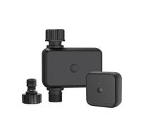 YVAAASIYC Contrôleur d'irrigation programmé WiFi Bluetooth Robinet d'arrosage Automatique programmable Système par Tuyau de vanne Sortie(EU with Gateway)