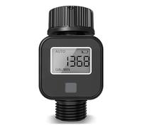 YVAAASIYC Débitmètre d'eau numérique Haute précision IP6X Mesure la consommation et Le débit for Tuyau d'arrosage de Jardin extérieur