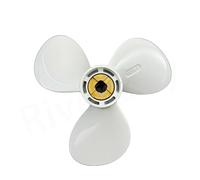 YVAAASIYC for hélice Hors-Bord 5 6 8 f6 f8 f9 9x7 1/2, Moteur de Bateau, vis en Alliage d'aluminium, Marin à 3 pales, entraînement par goupille cannelée