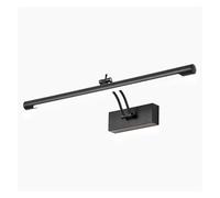 YVAAASIYC LED moderne vanité lumières salle de bain miroir appliques étanche Dimmable 9W 12W toilette mural luminaires(Black,9W 40cm)