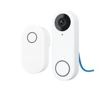 YVAAASIYC Sonnette vidéo Intelligente 2K + PoE, interphone Filaire avec Carillon, détection Humaine, Support de Sonnette Porte à 2 Voies(PoE Doorbell)