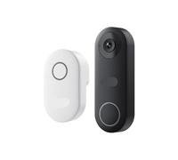 YVAAASIYC Sonnette vidéo WiFi 2K +, interphone Intelligent for l'extérieur, détection Humaine, Sonnette de Porte PoE Filaire avec Support Carillon(1Pcs WiFi Doorbell)