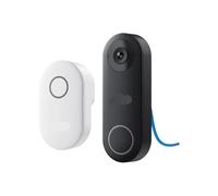 YVAAASIYC Sonnette vidéo WiFi 2K +, interphone Intelligent for l'extérieur, détection Humaine, Sonnette de Porte PoE Filaire avec Support Carillon(1Pcs PoE Doorbell)