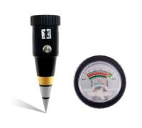 YVAAASIYC Testeur de pH et d'humidité du Sol Portable 2 en 1 for Jardin avec sonde métallique de 295 mm/160 mm de Long, kit de testeur de Sol étanche(Short)
