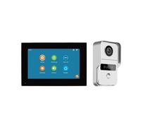 YVAAASIYC Visiophone Intelligent IP POE, wi-FI IR, interphone vidéo, Anneau sans Fil, 1080P, H.264, Sonnette WiFi, de Villa