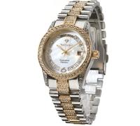 Yves Camani - YC1043-A - Tiberius - Montre Mixte - Quartz Analogique - Cadran Nacre - Bracelet Acier Multicolore