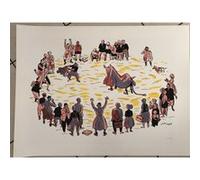 Yves Chaland - La corrida du jeune Albert Sérigraphie signé numéroté - 60x80cm - AFFICHE G