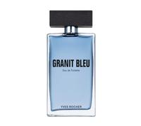 Yves Rocher GRANIT BLEU Eau de Toilette - Parfum marin boisé pour homme - Bergamote et Algue bretonne - Parfum avec des notes de vétiver de sable - Inspiré par la force de l'océan - 100 ml