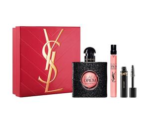 Yves-Saint-Laurent Parfums-pour-femmes Black-OpiumBlack Opium EDP Set Eau de Parfum Vaporisateur 50 ml + Spray Voyage 10 ml + Mascara Lash Clash taille voyage 1 Stk.