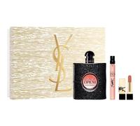 Yves-Saint-Laurent Parfums-pour-femmes Black-OpiumCoffret cadeau Eau de Parfum Spray 90 ml + Eau de Parfum Spray 10 ml + Mini Rouge Pur Couture 1 Stk.
