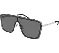 Yves Saint Laurent SL 364 Mask-001 99 Sunglass Unisex Metal Lunettes de Soleil, Argenté/Gris, 99 cm Mixte