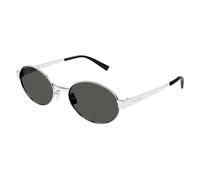 SAINT LAURENT Femme SL 692 002 Lunettes de soleil Métal Argent Gris Ronde