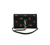 Yves Saint Laurent Vintage, Femme, Pre-owned, Noir, Taille: ONE Size Sac bandoulière en cuir Pre-owned