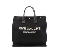 Yves Saint Laurent Vintage - Pre-owned Rive Gauche Canvas Tote Bag - Femme - Pre-owned - Noir - Taille: ONE Size