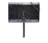 Yves Saint Laurent Vintage - Pre-owned Sac bandoulière à franges - Femme - Pre-owned - Gris - Taille: ONE Size