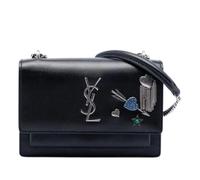 Yves Saint Laurent Vintage - Pre-owned Sunset Chain Wallet - Femme - Pre-owned - Noir - Taille: ONE Size